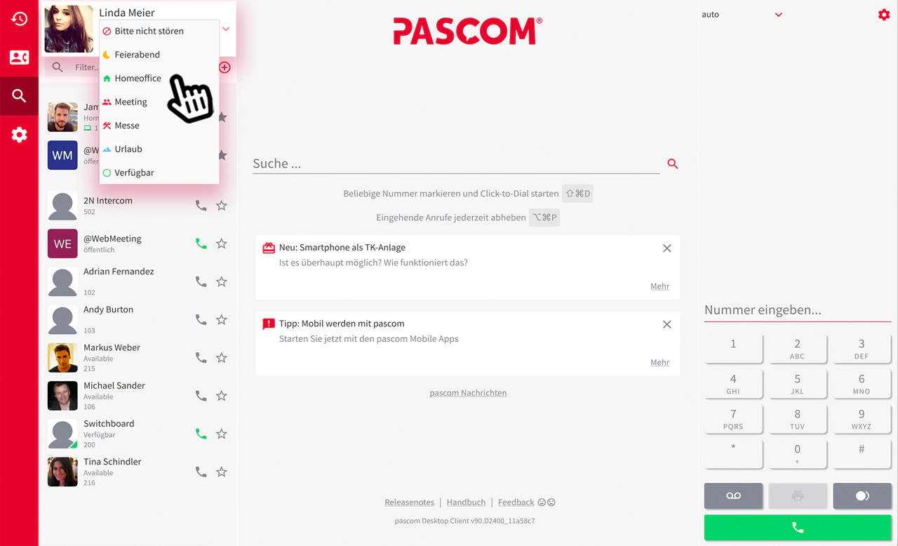 Image - enable pascom app profile